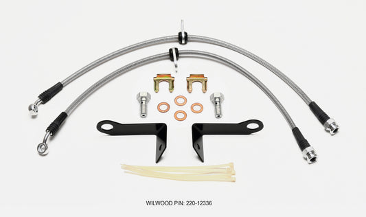 Wilwood Flexline Kit trasero 07-11 Ford Mustang GT con ABS OE reemplazo