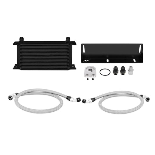 Mishimoto 79-93 Ford Mustang 5.0L Kit de enfriador de aceite - Negro