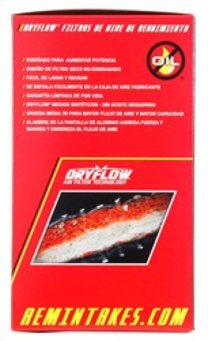 Filtro de aire AEM DryFlow KIT ​​DE FILTRO DE AIRE 4,5 x 9 pulgadas DRYFLOW