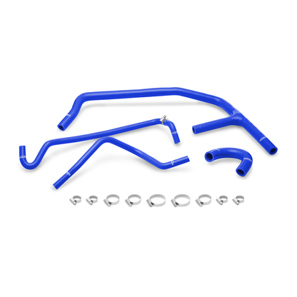 Kit de manguera auxiliar de silicona azul Mishimoto 15+ Ford Mustang EcoBoost