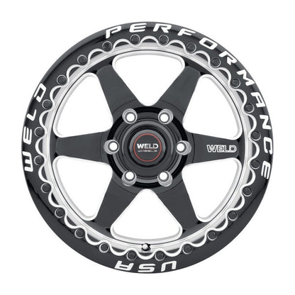 Soldadura S909 17x10 Ventura 6 Beadlock 6x135 ET42 BS7.25 BLK MIL DIA 87.1