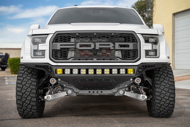 Addictive Desert Designs 17-20 Ford F-150 Raptor Rock Fighter Frame Cut Front Bumper