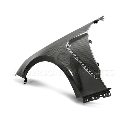 Anderson Composites Guardabarros de fibra de carbono estilo Ford Mustang GT350 2018 (par)