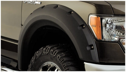 Bushwacker 09-14 Ford F-150 Max Pocket Style Flares 2pc Extended Coverage - Black