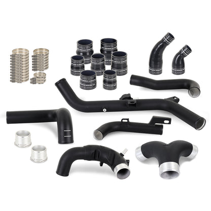 Mishimoto 21+ Bronco 2.7 Kit INT de ubicación original MWBK Tuberías BK Enfriador