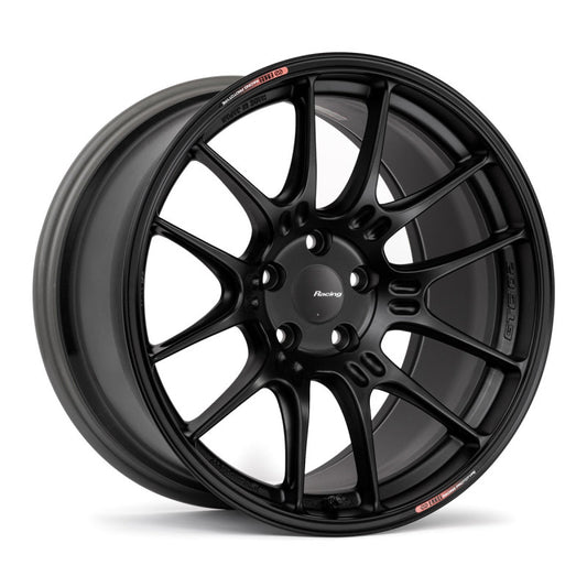 Enkei GTC02 18x8 5x114.3 45mm Offset 75mm Bore Matte Black Wheel