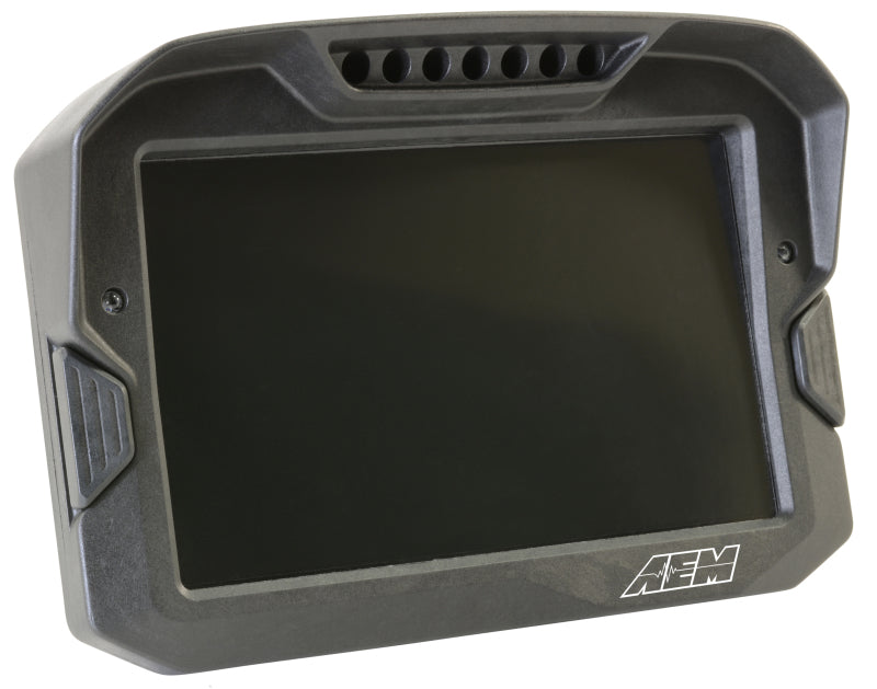 AEM CD-7 Pantalla digital de fibra de carbono para tablero de carrera habilitada para GPS sin registro sin VDM (solo entrada CAN)