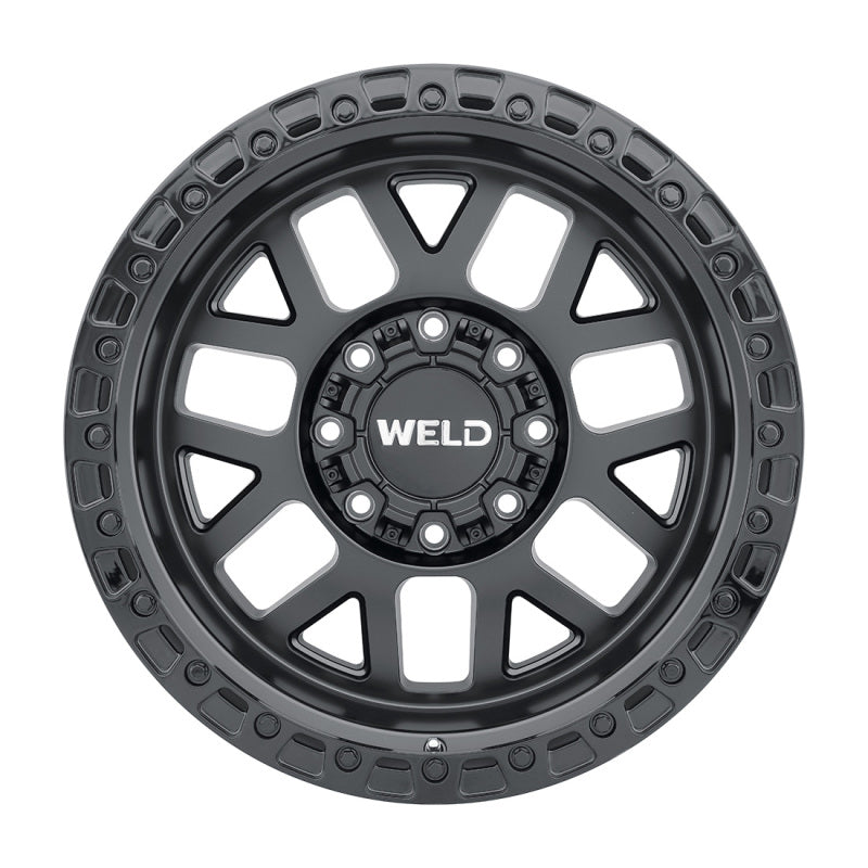 Weld Off-Road W104 20X9 Cinch 6X135 6X139.7 ET00 BS5.00 Negro Satinado / Negro Brillo 106.1