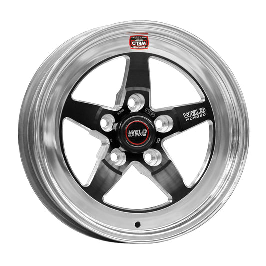 Weld S71 15x8 / 5x4.5 BP / 6.5in. BS Black Wheel (Low Pad) - Non-Beadlock