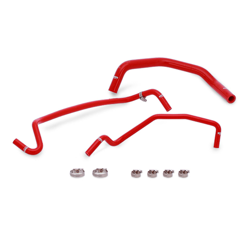 Mishimoto 15+ Ford Mustang GT Kit de manguera auxiliar de silicona roja