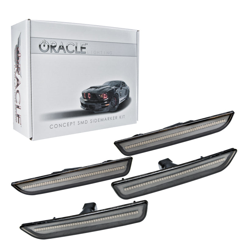 Oracle 10-14 Ford Mustang Concept Sidemarker Set - Tintado - Sin pintura