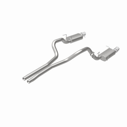 MagnaFlow 13 Ford Mustang Dual Split Rear Exit Stainless Cat Back Performance Exhaust (Street)