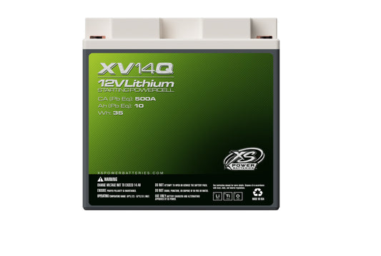 XS Power Batteries 12V Lithium Titanate XV Series Batteries - M6 Terminal Bolts Included 670 Max Amps