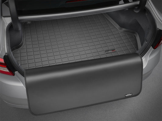 WeatherTech 05-14 Ford Mustang (w/o Shaker Pro Audio) Cargo Liner w/ Bumper Protector - Black