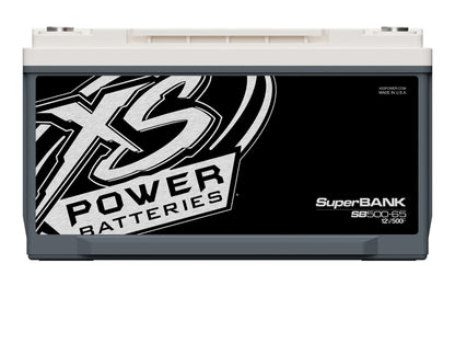 XS Power Batteries 12V Super Bank Capacitor Modules - M6 Terminal Bolts Included  10000 Max Amps