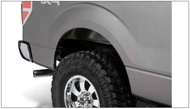 Bushwacker 09-14 Ford F-150 Styleside Pocket Style Flares 2pc 67.0/78.8/97.4in Bed - Black