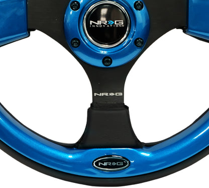 Volante reforzado NRG (320 mm) negro con borde azul