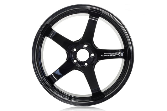 Rueda Advan GT Premium Version 21x10.5 +24 5-114.3 Racing en color negro brillante