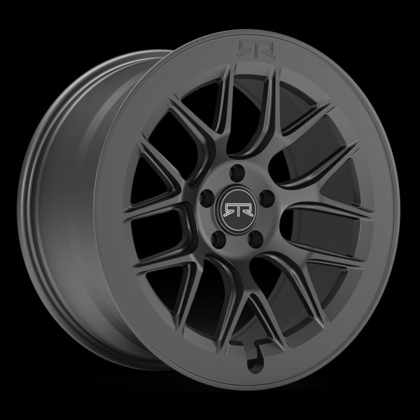 RTR Aero 7 Satin Charcoal Wheel; Rear Only; 20x10.5; 5x4.50; 45mm Offset (05-22 Mustang All)