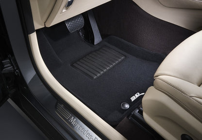 3D Maxpider 12-18 Ford Focus Elegant Floor Mat- Black 1St Row 2Nd Row