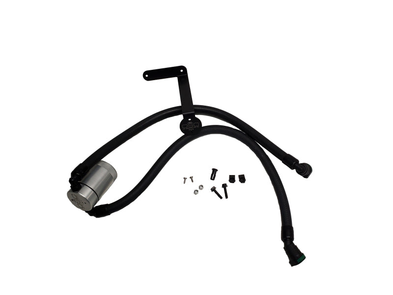 J&L 2011-2022 Ford F-150 2.7L/3.5L/5.0L Passenger Side Oil Separator 3.0 - Clear Anodized