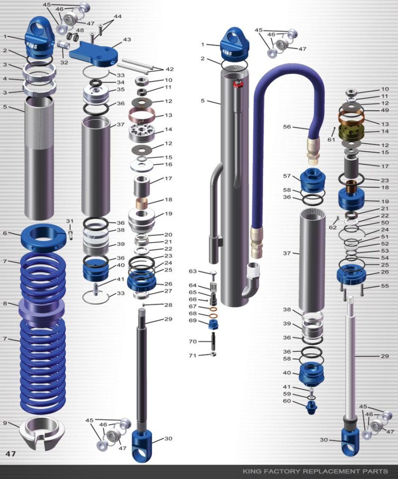 King Shocks 2.5 PR Espaciador De Eje Externo Ford F150