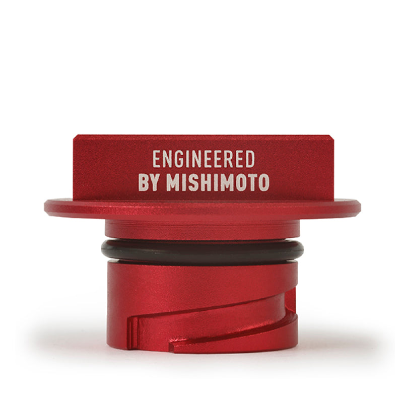 Mishimoto 05-16 Ford Mustang Hoonigan Tapa de llenado de aceite - Rojo