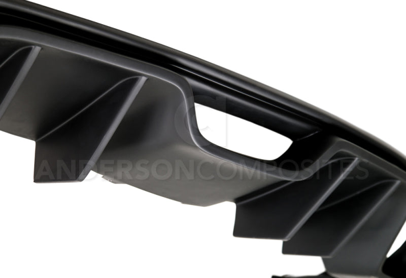 Anderson Composites 15-16 Ford Mustang Type-AR Fiberglass Rear Diffuser