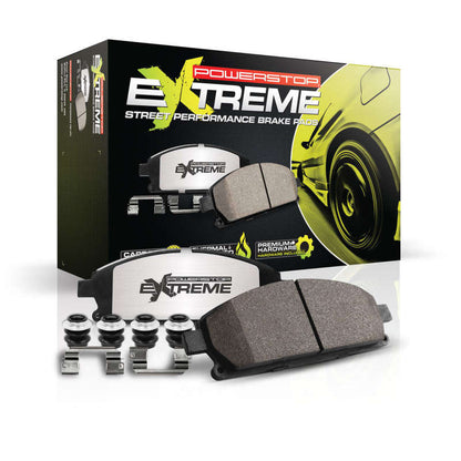 Power Stop 11-14 Ford Mustang trasero Z26 Extreme Street pastillas de freno con hardware