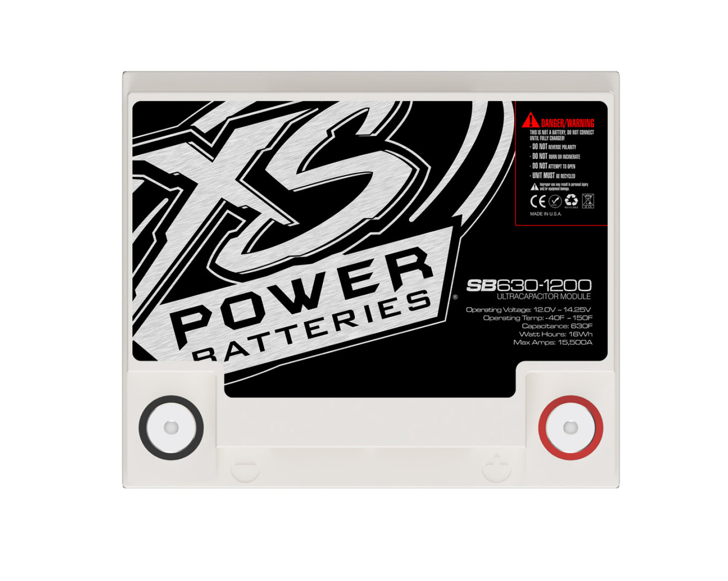 XS Power Baterías Módulos de condensadores Super Bank de 12 V - Pernos de terminal M6 incluidos 15500 amperios máximos