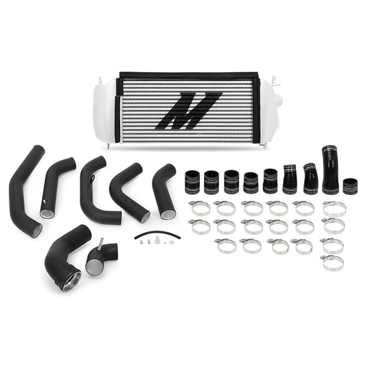 Mishimoto 15-16 Ford F-150 EcoBoost 3.5L Kit de intercooler de rendimiento plateado con tubos negros