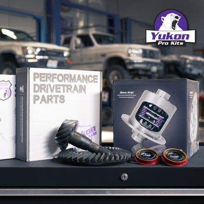 Yukon Kit de instalación de piñón y anillo trasero Ford 4.88 de 8.8 pulgadas, rodamientos de eje de 2.53 pulgadas con positracción de 31 estrías