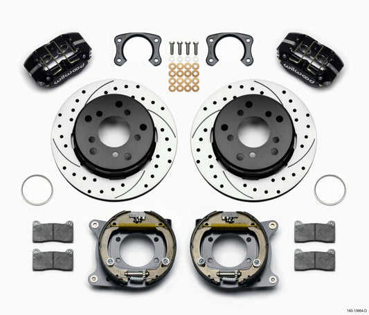 Wilwood Dynapro Lug Mount P/S Kit de freno de estacionamiento perforado Big Ford nuevo 2.38 pulgadas Off Bronco 5 x 5.50