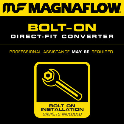 MagnaFlow Conv Direct Fit OEM 15-17 Mustang V6 3.7 Underbody