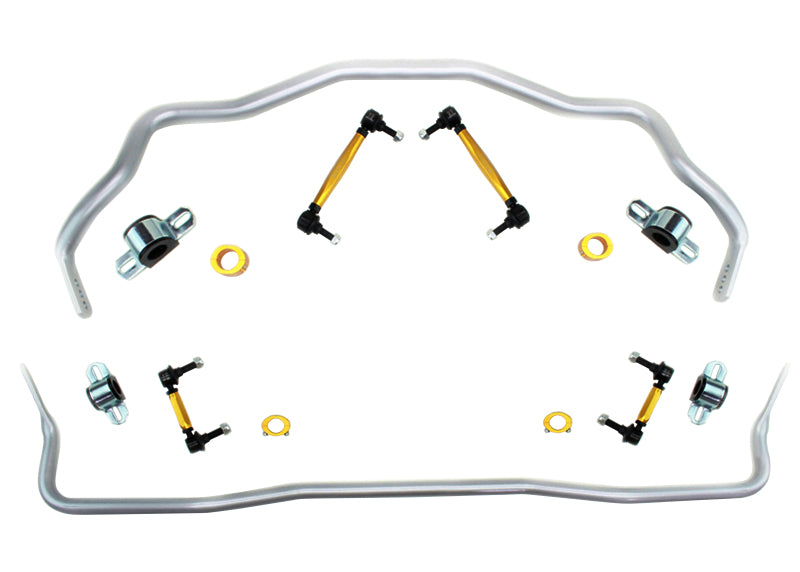 Whiteline 15-18 Ford Mustang GT/GT Premium/EcoBoost/EcoBoost Premium Front & Rear Sway Bar Kit