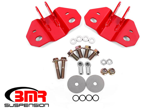 BMR Suspensión 15-19 Ford Mustang Montaje de choque superior trasero - Rojo