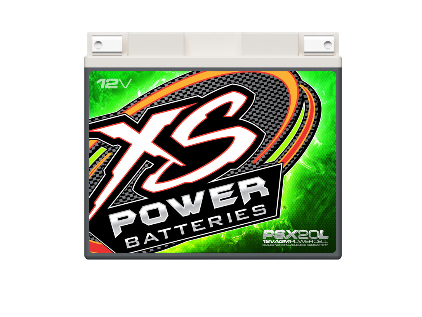 XS Power Batteries 12V AGM Powersports Series Batteries - M6 Terminal Bolts Included 1000 Max Amps