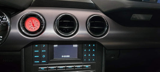 Parker Performance Mustang S550 AC Soporte de vaina para medidor de ventilación