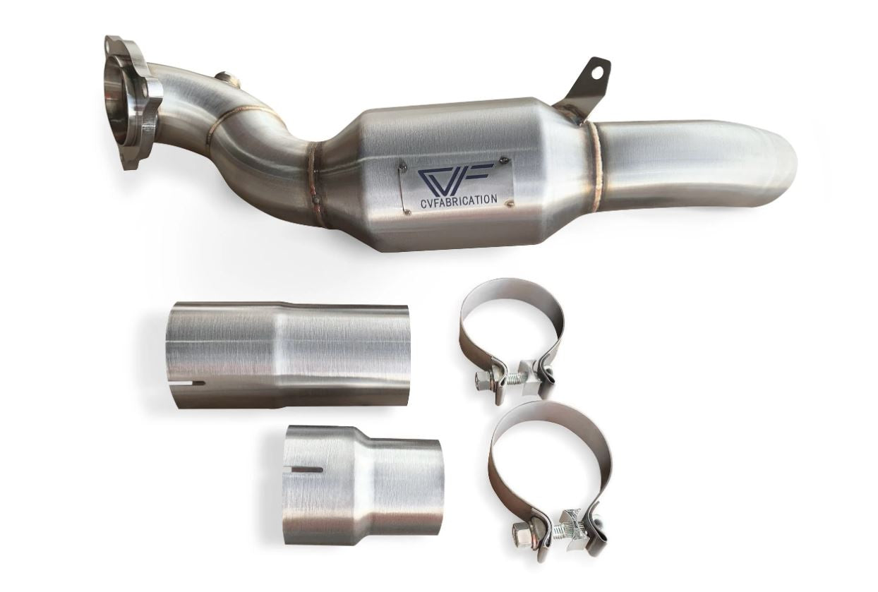 CVF Stainless Steel Catted Downpipe (2019-2021 Ford Ranger 2.3L EcoBoost)