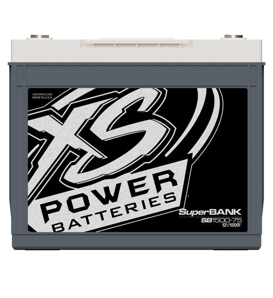 XS Power Batteries 12V Super Bank Capacitor Modules - M6 Terminal Bolts Included  30000 Max Amps