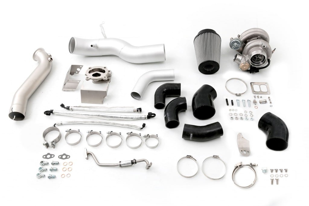 cp-e™ Atmosphere™ Ford Mustang EcoBoost Borg Warner EFR Twin Scroll Turbo Kit