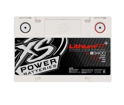 Baterías XS Power Baterías de litio Racing de 12 V - Pernos de terminal M6 incluidos 4800 amperios máximos