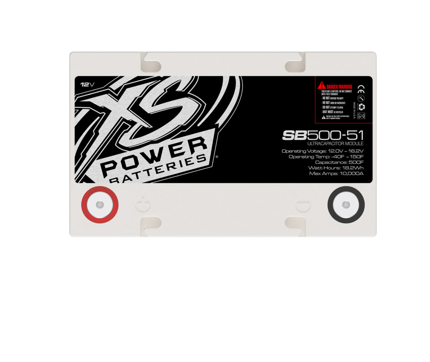 XS Power Baterías Módulos de condensadores Super Bank de 12 V - Pernos de terminal M6 incluidos 10000 amperios máximos