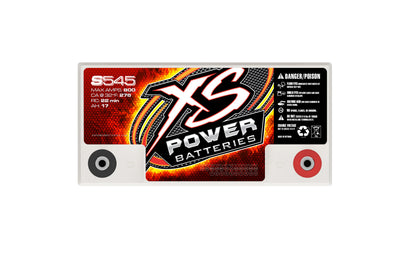 XS Power Batteries 12V AGM S Series Batteries - Automotive Terminals Included 800 Max Amps