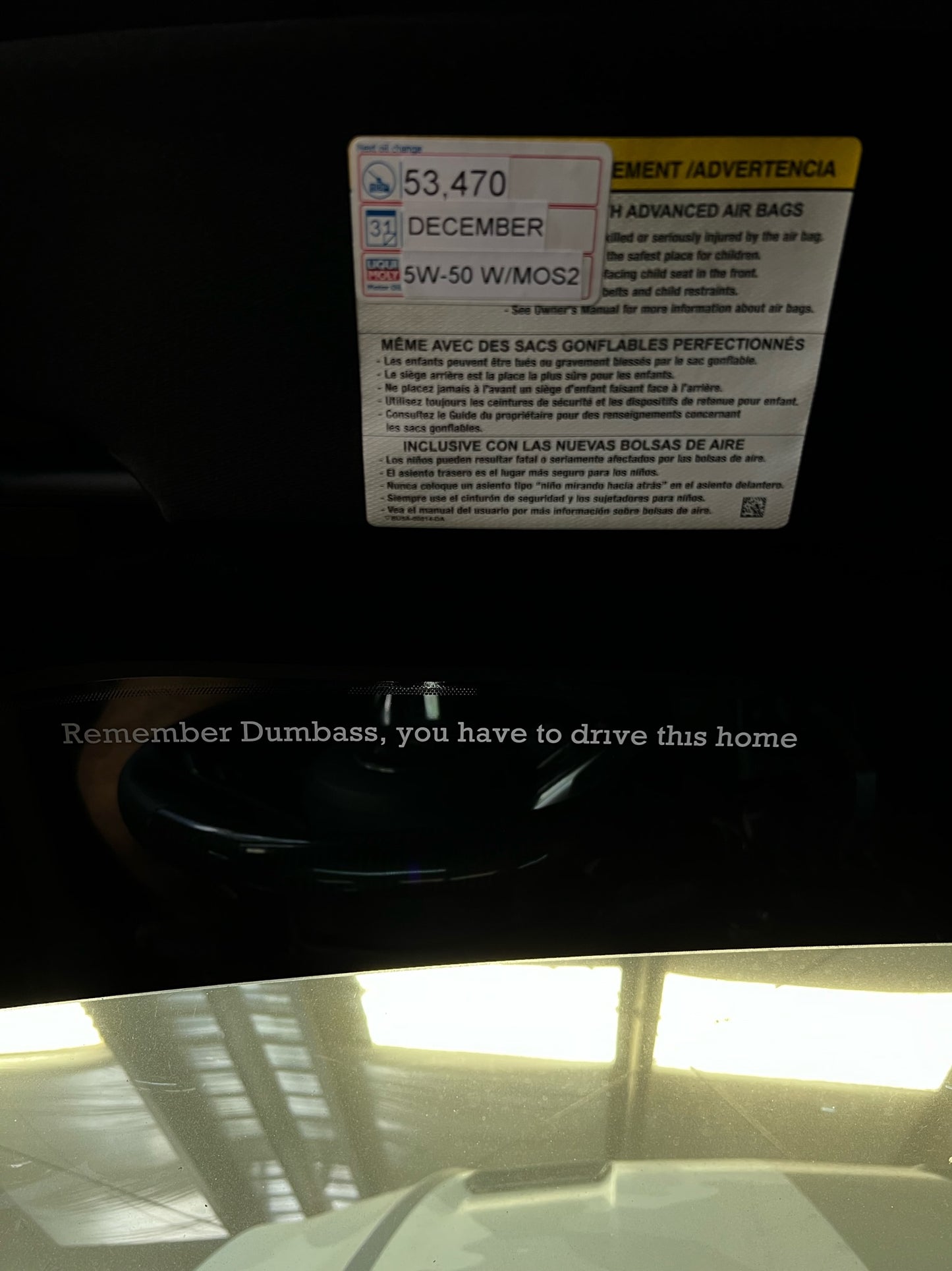 Remember Dumbass 11" - Decal (White)