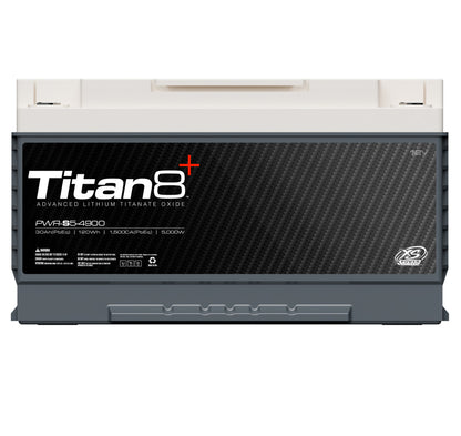 Baterías XS Power de litio Titan 8 de 12 V - Pernos de terminal M6 incluidos 2000 amperios máximos