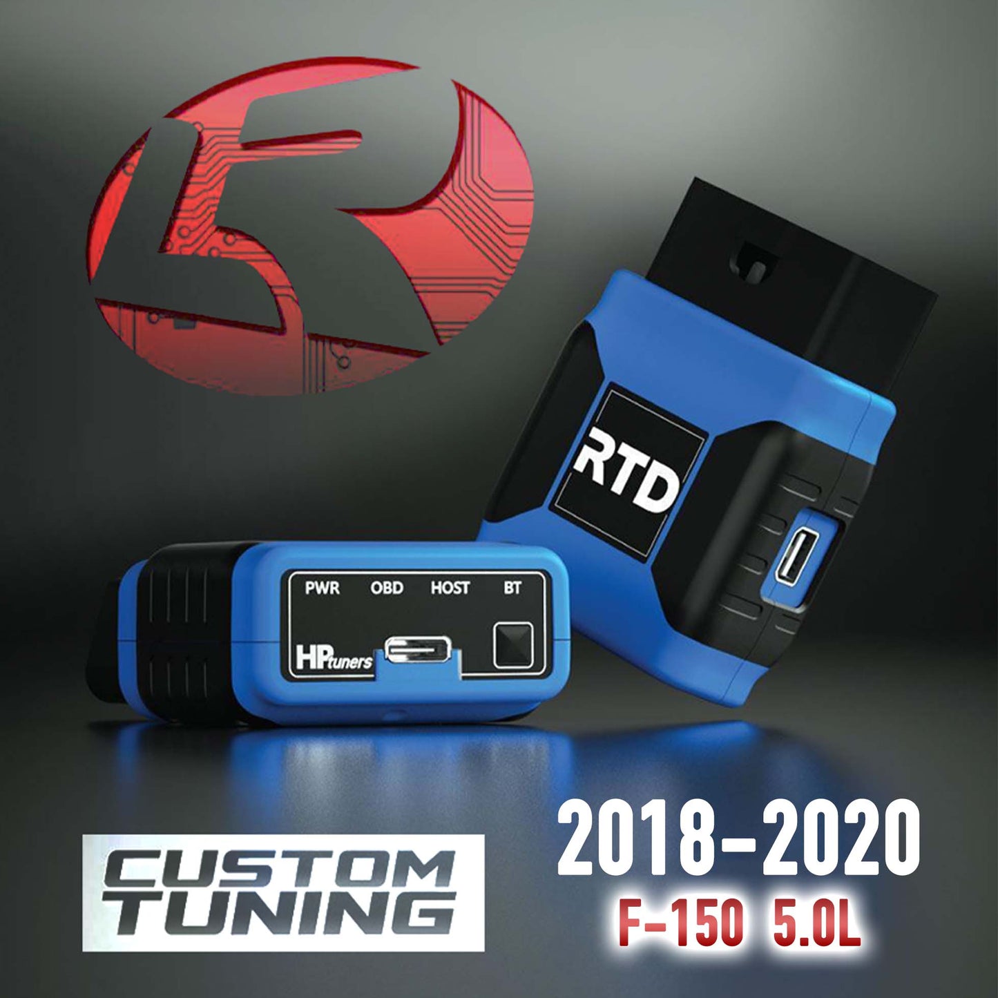 Lund Racing Tune personalizado con HPTuners RTD para Ford F150 5.0L Coyote 2018-2020