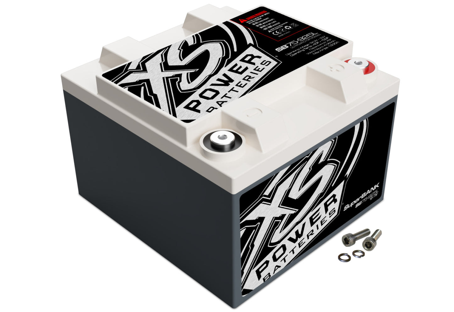 XS Power Baterías Módulos de condensador Super Bank Powersports de 12 V - Pernos de terminal M6 incluidos 1500 amperios máximos