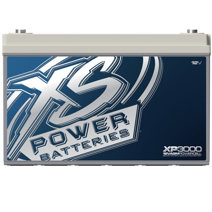 XS Power Batteries 12V AGM XP Series Supplemental Batteries - M6 Terminal Bolts Included 3000 Max Amps