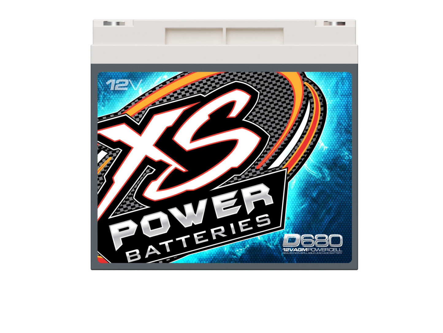 XS Power Batteries 12V AGM D Series Batteries - M6 Terminal Bolts Included 1000 Max Amps